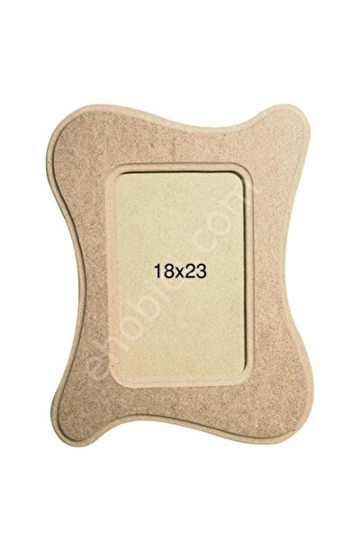 İstanbul Hobi Πλαίσιο MDF που μπορεί να βαφτεί 114, Διακοσμητικό πλαίσιο σε στυλ ξύλου