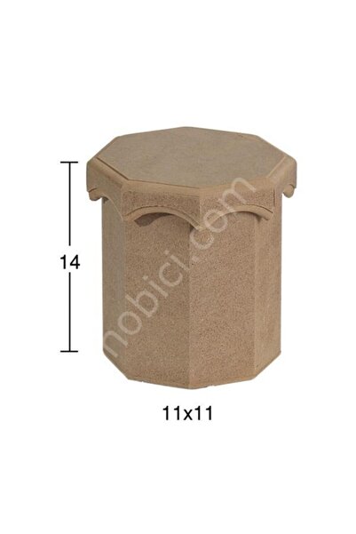 İstanbul Hobi Üstten Kapaklı Küçük Boy Kutu Ahşap Obje Ku267