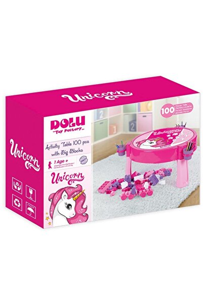 Dolu Marka: Oyuncak 2572 Unıcorn 100 Pcs Bloklu Aktıvıte Masası Montaj Kategori: Puzzle