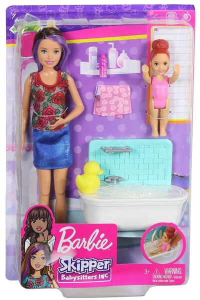 mattel Fhy97 Barbie Bebek Bakıcısı Bebeği Ve Aksesuarları Oyun Seti