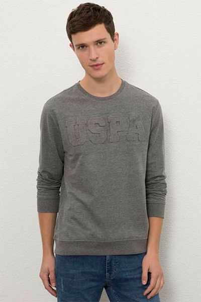 U.S. Polo Assn. Men's Gray Sweatshirt
