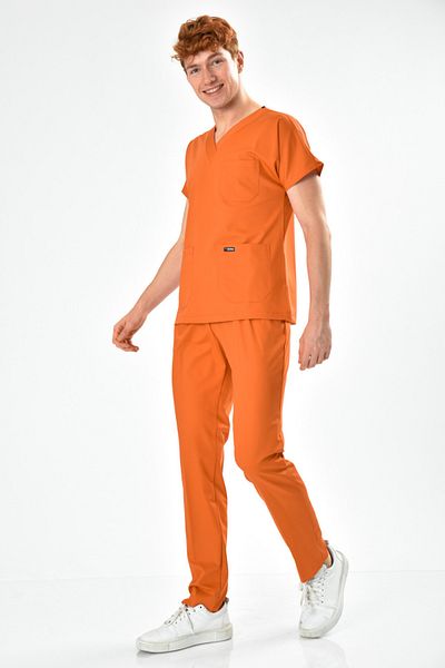 Owlet Medikal Set Uniforme Chirurgicale Lycra Orange - Scrubs Chirurgical Asistenta Doctor