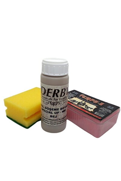 Derby Bej Deri Oto Koltuk Direksiyon Döşeme Boyası