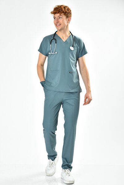 Owlet Medikal Set uniformă chirurgicală Lycra albastru antracit