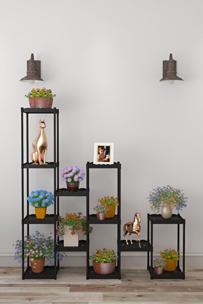 Armarks Işıl 12 Raflı Plastik Saksılık Dekoratif Çiçeklik Saksı Standı 42312_k_s