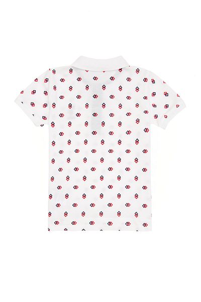 U.S. Polo Assn. Λευκό αγορίστικο T-Shirt