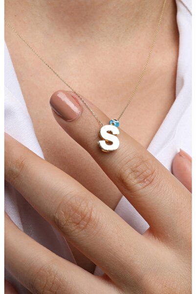 Kuyumcum S Harfli Altın Kolye, Altın Kolye Modelleri, 585 Damga Kolye, Anneye...