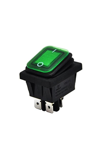 Ender مفتاح مضيء منفاخ كبير باللون الأخضر