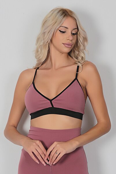 LoeFit Kadın Pudra Bralet Fitness Sütyeni New Season