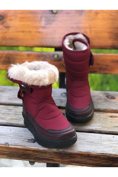 Surpie Shoes Furry Children's Snow Boots