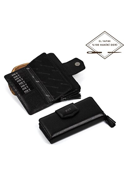 HKY Шкіряний гаманець для жінок з відділенням для монет