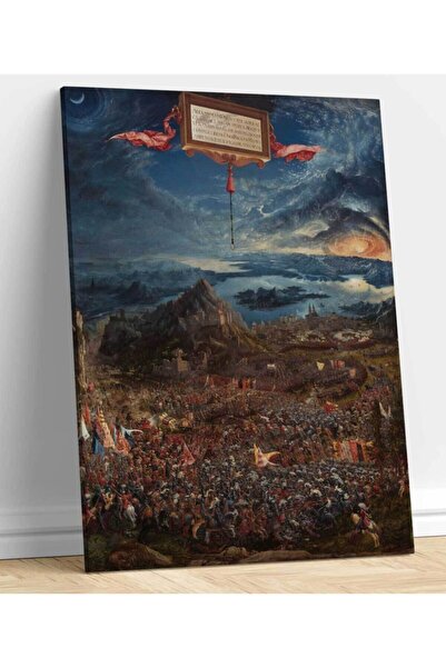 StellaStore Albrecht Altdorfer Büyük Iskender Issos Savaşı Kanvas Tablo