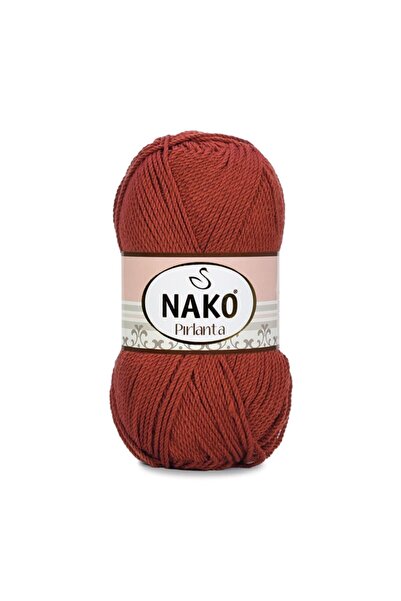 NAKO Pırlanta | Zincir El Örgü Ipi | Amigurimi | Renk Kodu: 12446 Kiremit
