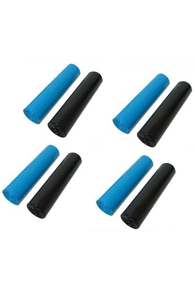 firdevsi hobi Cnrplast-ersopack- Jumbo Size Garbage Bag-80x110cm-400gr- 8 Rolls X80 Pieces-Blue And Black