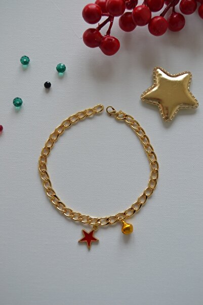 Karlay طوق للكلاب والقطط مع سلسلة ذهبية قابلة للتعديل على شكل نجمة مع جرس