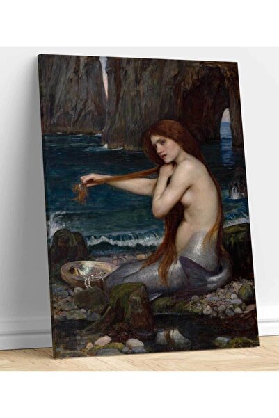 StellaStore John William Waterhouse - Bir Denizkızı Kanvas Tablo