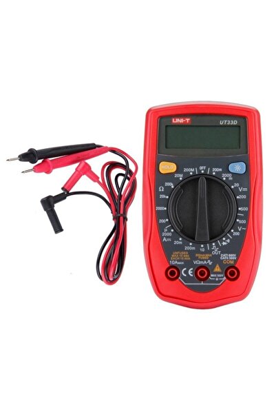Genel Markalar Uni-t Ut33d Dijital Multimetre Nvc Gerilim Akım Direnç Test Cihaz