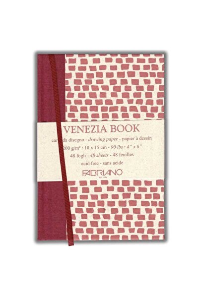 Fabriano Venezia Book Natural Grain 200 г Альбом для малювання 48 сторінок 10x15 см