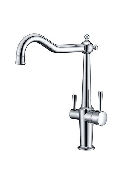 Movecci Dual Flow Double Flow Sink Kitchen Faucet English Style