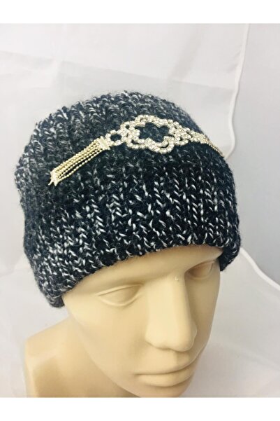 drt tasarım رباط شعر أسود بتفاصيل حجرية