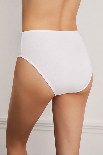 Eros Slip pentru talie Yüksel pentru femei, piele albă, neagră, pachet de 5 Ersk760