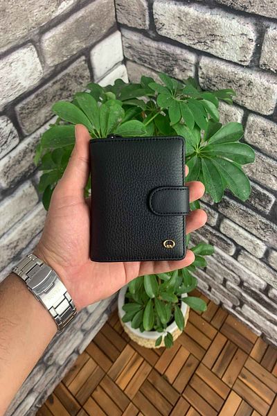 GUARD Black Multi-Compartment Stylish Leather Women's Wallet