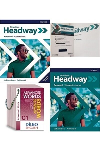 OXFORD UNIVERSITY PRESS Headway 5th Edition Advanced Kod'lu Set & Advanced Wo...