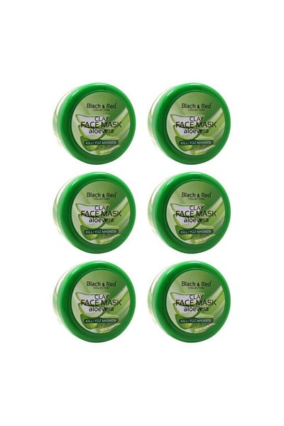 Black Red Clay Mask Menthol 400gr6 Pieces