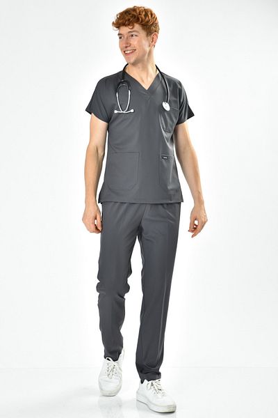 Owlet Medikal Set uniformă chirurgicală Lycra afumată