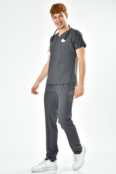 Owlet Medikal Set uniformă chirurgicală Lycra afumată