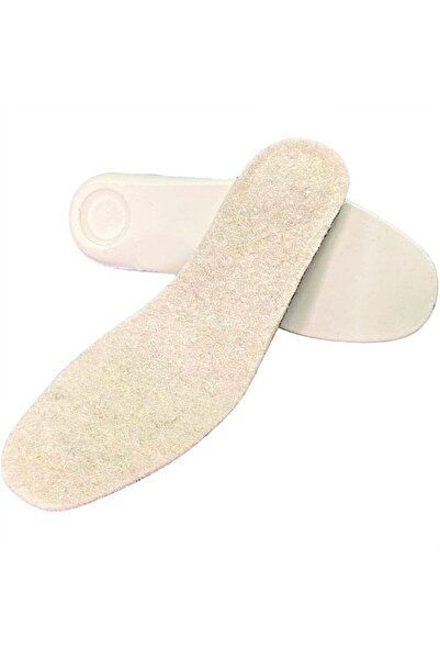 Foottab Comfort Keçe Ayakkabı Tabanlık Beyaz Ortopedik Tabanlık Poli Üzeri Sa...