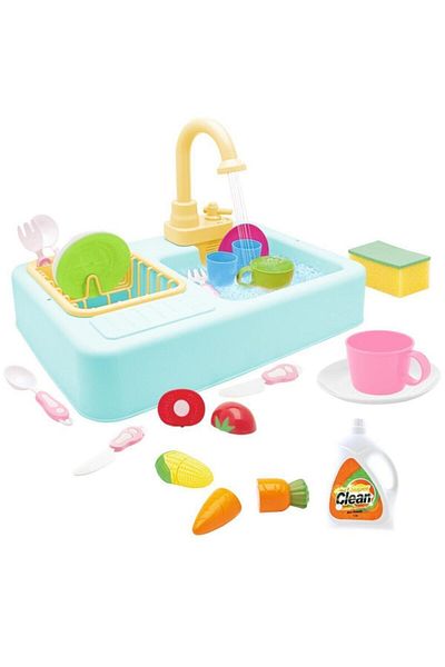 Kayyum Oyuncak Turquoise Modern Kitchen Sink Toy