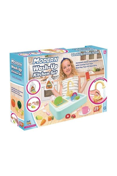 Kayyum Oyuncak Turquoise Modern Kitchen Sink Toy