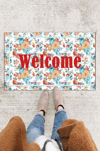 Monnhein Door Mat Decorative Outdoor/Home/Bathroom/Kitchen/Bedroom/Entryway Door Mat