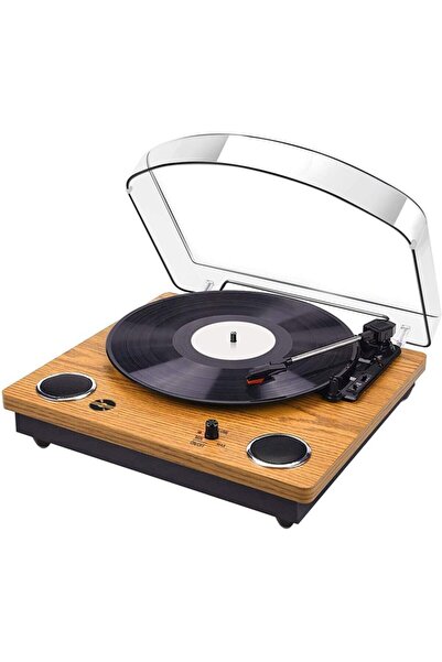 Record Master Pikap Tt249 Retro Pikap - Bluetooth + Mp3 Kayıt Özelliği- 33, 45, 78 Devir Rm-tt249