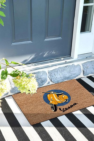 Monnhein Vespa Door Mat Decorative Outdoor/Household/Bathroom/Kitchen/Bedroom/Entry Door Mat
