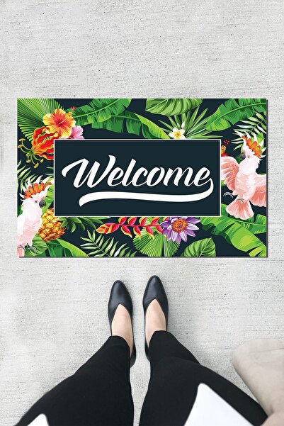 Monnhein Bun venit Covoraș pentru ușă față decorativ în aer liber/interior/ba...