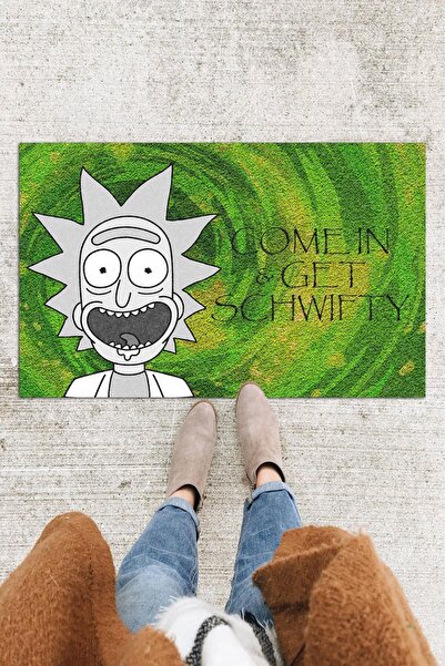 Monnhein Rick Door Front Mat Decorativ Exterior/Interior/Baie/Bucătărie/Dormi...