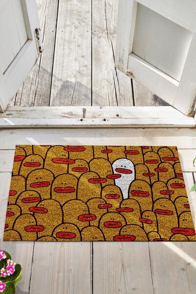 Monnhein Kapı Önü Paspası Dekoratif Dış Mekan/ev Içi/banyo/mutfak/yatak Odası/giriş Kapı Paspası