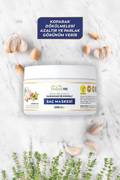AVON Naturepro Sarımsak Ve Kekikli Saç Maskesi - 250ml