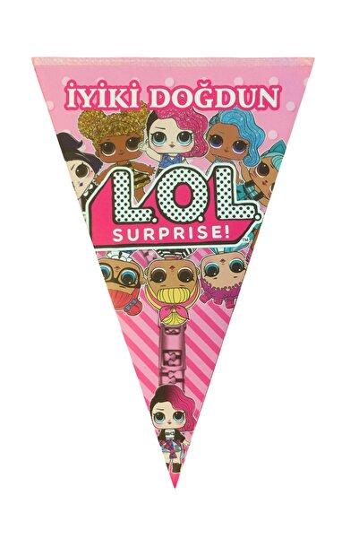 Huzur Party Store Lol Bebek Surprise Flama Üçgen 10 Bayrak Ipli 170 cm