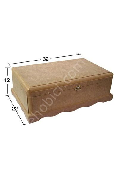 İstanbul Hobi Paintable Wooden Box Ku248