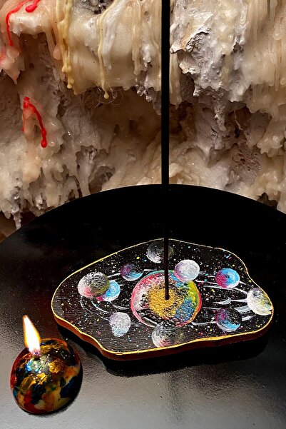 FANTASTİK SANAT ATÖLYESİ Dekoratif Hediyelik Astroloji Ay Dönümü Ve Yıldızlar...