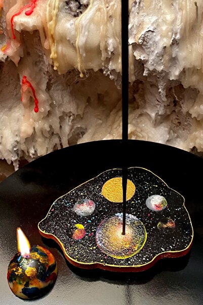 FANTASTİK SANAT ATÖLYESİ Dekoratif Hediyelik Astroloji Ay Dönümü Ve Yıldızlar...