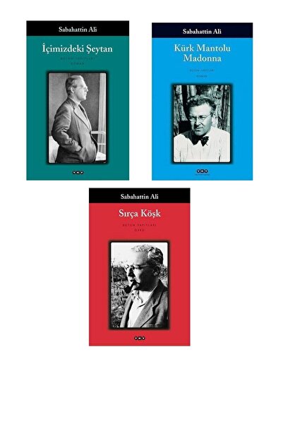 Yapı Kredi Yayınları Içimizdeki Şeytan + Kürk Mantolu Madonna + Sırça Köşk 3'...