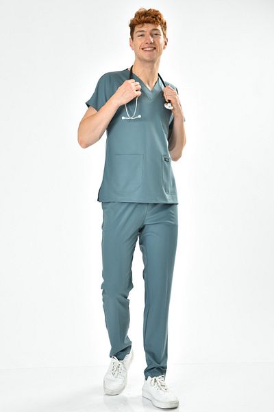 Owlet Medikal Set uniformă chirurgicală Lycra albastru antracit