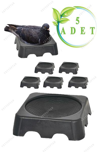Eastland Foluk Güvercin Folluğu Kare 5 Adet Yumurtalık Plastik Pigeon Yuva Yu...