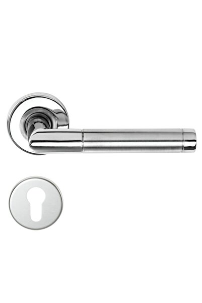 Condi Collection Condı 103l Saten Krom Rozetlı Kapı Kolu Rozetli Yale Sağ (ADET)