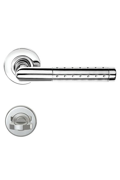 Condi Collection Condı 106l Noktalı Saten Krom Rozetlı Kapı Kolu Rozetli Wc (TK)