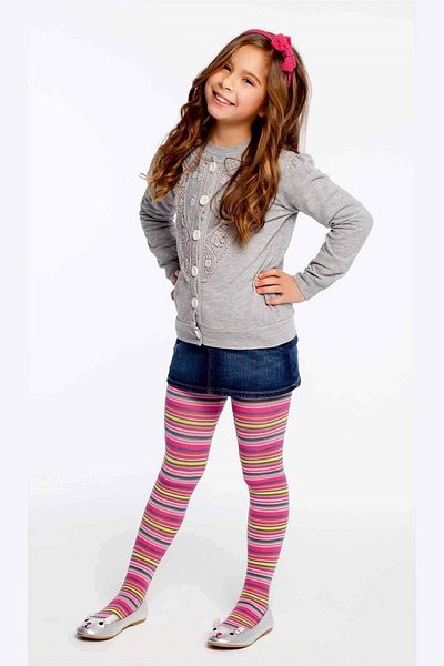 Daymod Beliz Patterned Cotton Children's Pantyhose